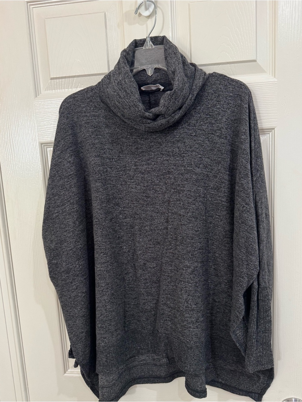 Zenana Outfitters Charcoal Gray Turtleneck Sweater